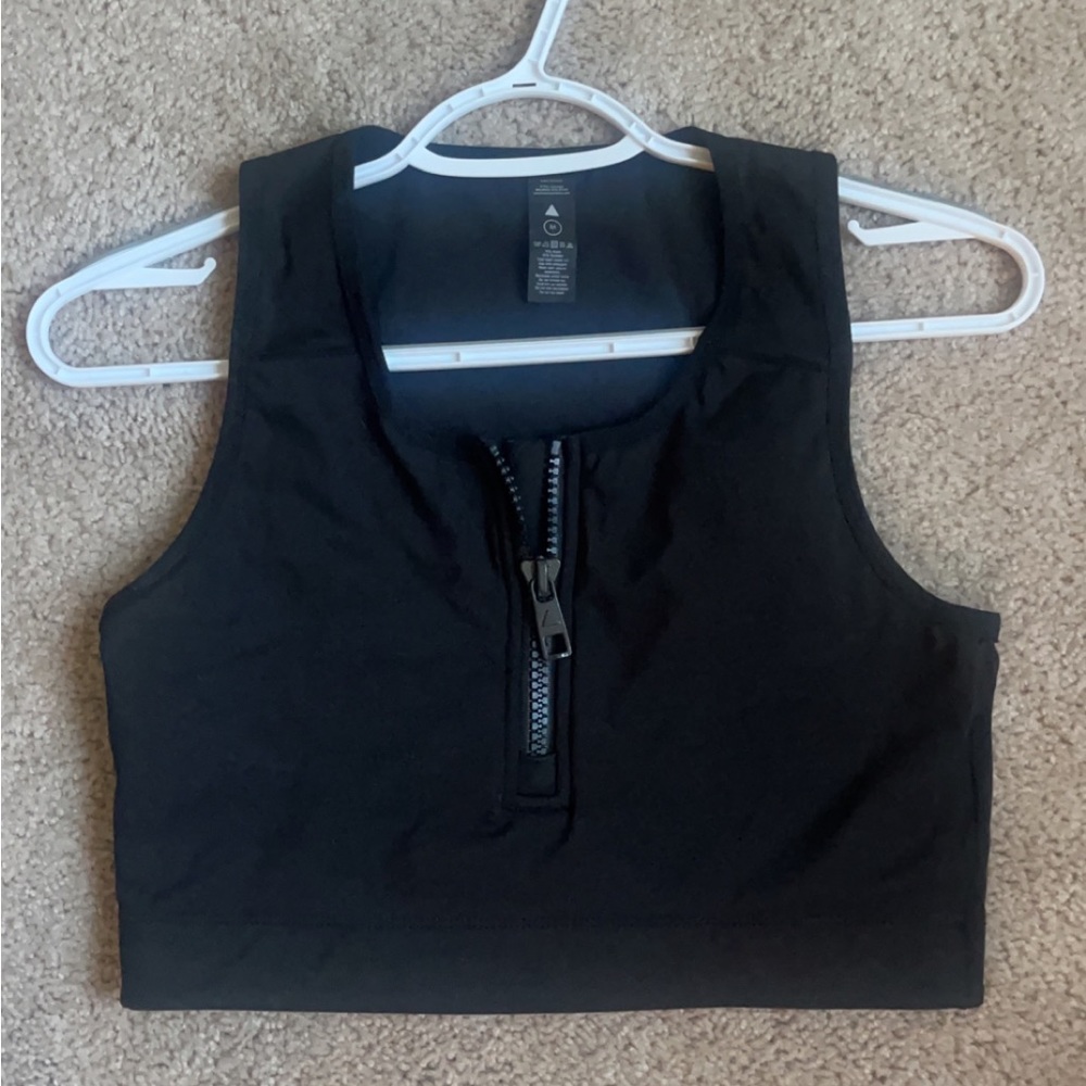 Vitality (balance athletica) crop zip up top